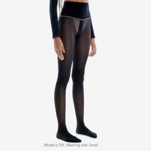 sheertex classic unbreakable black tights - XS